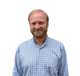 Adam Daley, Hans's stepson, who works alongside him at the practice.